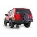 Rear bumper Smittybilt XRC Swing Away Tire Carrier Hi-lift  - Jeep Cherokee XJ