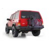 Rear bumper Smittybilt XRC Swing Away Tire Carrier Hi-lift  - Jeep Cherokee XJ