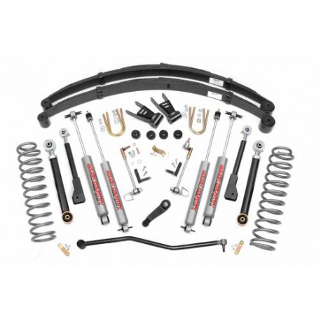6,5" Rough Country Lift Kit Suspension - Jeep Cherokee XJ