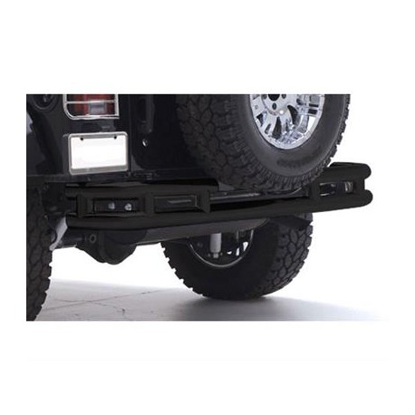 Rear Tubular Bumper SMITTYBILT gloss black - Jeep Wrangler JK