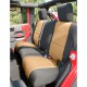 Rear Seat Cover Neoprene Light Tan Smittybilt - Jeep Wrangler JK 4D 13-15