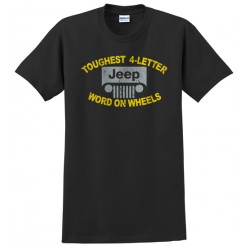 Men's T-shirt Jeep Toughest 4 Letter World (L size)