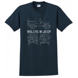 Men's T-shirt Jeep Willys (XL size)
