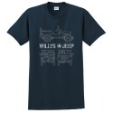 Men's T-shirt Jeep Willys (XL size)