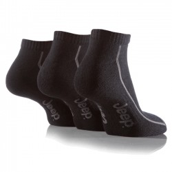Men's Sport Socks Jeep short black  (3 pairs)