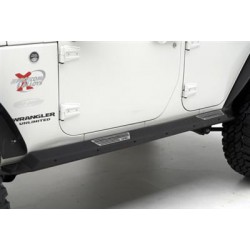Side Armor with step Smittybilt XRC Rock Guards - Jeep Wrangler JK 4 door