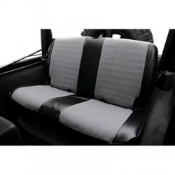 Rear Seat Cover Neoprene Gray-Black Smittybilt - Jeep Wrangler JK 4D 08-12