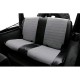 Rear Seat Cover Neoprene Gray-Black Smittybilt - Jeep Wrangler JK 2D