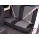 Rear Seat Cover Neoprene Gray-Black Smittybilt - Jeep Wrangler TJ 97-02
