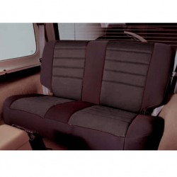 Rear Seat Cover Neoprene Black Smittybilt - Jeep Wrangler TJ 03-06