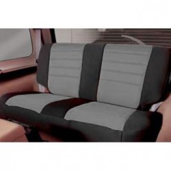 Rear Seat Cover Neoprene Gray-Black Smittybilt - Jeep Wrangler YJ