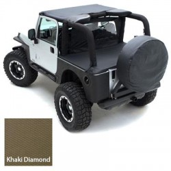 Tonneau Cover Khaki SMITTYBILT - Jeep Wrangler JK 4 drzwi