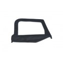 Replacement Upper Doorskins with Frame Black Diamond Smittybilt - Jeep Wrangler TJ