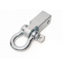 Receiver Mounted D-ring Shackle Silver Smittybilt