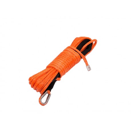Syntetické lano s očnicí 3 mm (DYNEEMA) 15 m, oranžové